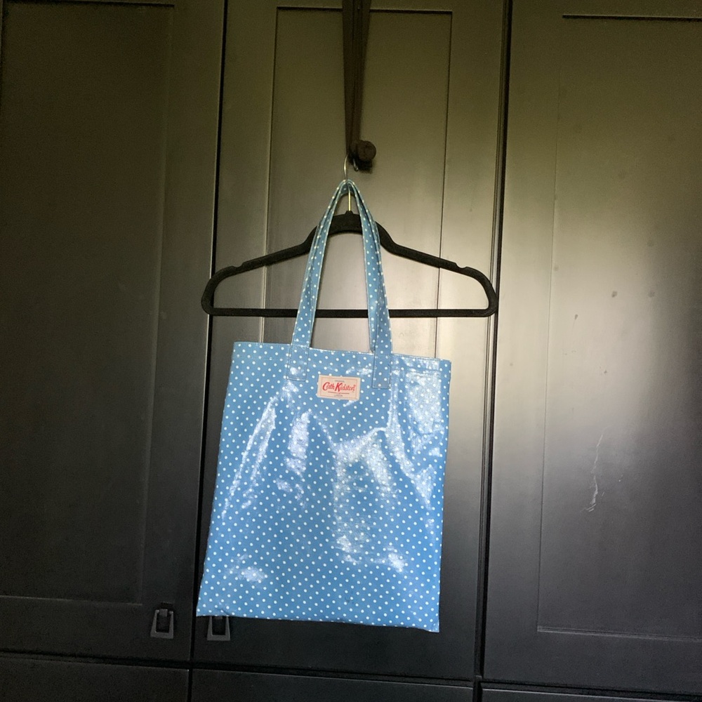 Cath Kidston Blue and White Tote Bag
